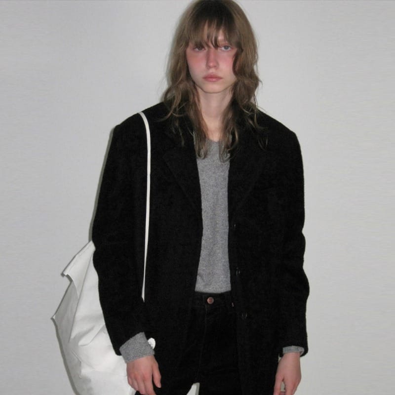 Women’s Petite Loose High-End Wool Suit Coat